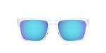 Oakley OO9448 Sylas Rectangular Sunglasses, Clear/Sapphire