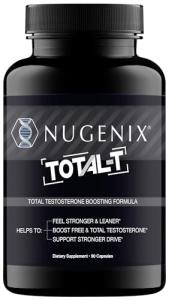 Nugenix Total-T, Free and Total Testosterone Booster Supplement for Men, 90 Count