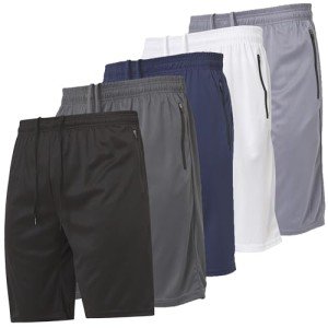 Men's 5-Pack Performance Athletic Running Shorts