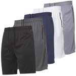 Men's 5-Pack Performance Athletic Running Shorts
