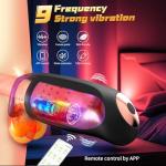 Pussy Pocket Double Sided Hands Free Male Self Masterburbatar Adult Toy Mastusbar Sucking Thrusting Machine Mens Masterbuters Men Masterburbatar Underwear LU-09