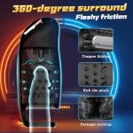 Pussy Pocket Double Sided Hands Free Male Self Masterburbatar Adult Toy Mastusbar Sucking Thrusting Machine Mens Masterbuters Men Masterburbatar Underwear LU-09