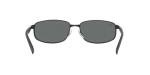 Ray-Ban Man Sunglasses Black Frame, Crystal Green Lenses, 61MM