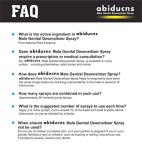 abiducns Delay Spray Sexual Enhancer for - Men to Last Longer in Bed, Effectively Extends Men's Time and Enhances Comfort ，0.17 fl oz 50 Pumps(Pack of 2)