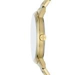 Armani Exchange A|X Three-Hand Gold-Tone Stainless Steel Watch and Bracelet Gift Set (Model: AX7144SET)