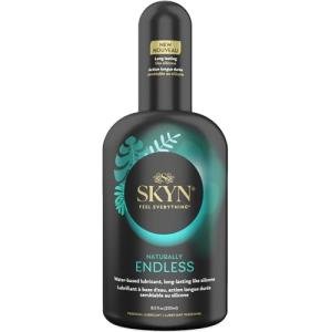 SKYN Naturally Endless Water-Based Long Lasting Lube for Men, Women and Couples, Safe with Latex and Non-Latex Condoms and Toys, 8.5 oz