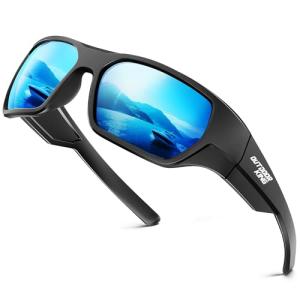 OUTDOORKING Polarized Fishing Sunglasses for Men Women, UV400 Fishing Sports Glasses for Cycling, Running & Surf