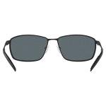 Costa Del Mar Mens Turret Rectangular Sunglasses, Matte Black/Blue Mirrored Polarized-580P, 63 mm