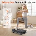 AXV Vibration Plate Fitness Platform Exercise Machine Vibrating Shaking Full Body Shaker Workout Vibrate Stand Shake Board Sport Gym for Weight Loss Fat Burner for Women Men