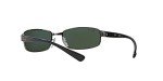 Ray-Ban Gunmetal Polarized Rectangular Sunglasses 62mm