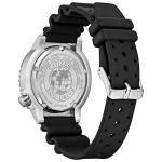 Citizen Promaster Dive Eco-Drive Watch, 3-Hand Date, ISO Certified, Luminous Hands and Markers, Rotating Bezel, Black/Green (Model: BN0158-00X)