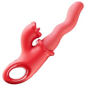 2025 New Portable Vibrador with 10-Function Rechargeable Handheld Mini Vibrateir for Women Men Couples Today Adult Panties Vibrate Panties Controller for Her S (Red)