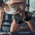 Yaheetech Dumbbell Weight Set of 2 Dumbbell Exercise Equipment Suitable for Women & Men Strength Training Total Weight 33LB