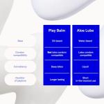 Dame Products Aloe Lube, Water Based Personal Lubricant for Women, Men & Couples, Organic Aloe Vera Lubricant for Privacy & Toys, Natural pH Balanced Water Based Lube, Condom & Adult Toy Safe, 4 Fl Oz