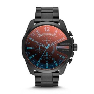 Diesel Mega Chief Black Stainless Steel Men's Watch