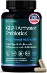 GLP-1 Probiotic Supplement for Weight Loss & Appetite Suppressant for Women and Men with Akkermansia, Berberine, Inulin, EGCG, Resveratrol, Hops - Supports Digestion, Hunger, Cravings, Gut Health