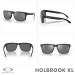 OAKLEY Holbrook OO9102 9102D6 55MM Matte Black/Prizm Black Polarized Square Sunglasses For Men+ Bundle Accessory Leash Kit, Microfiber Pouch