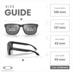 OAKLEY Holbrook OO9102 9102D6 55MM Matte Black/Prizm Black Polarized Square Sunglasses For Men+ Bundle Accessory Leash Kit, Microfiber Pouch