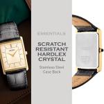 Seiko Men's Water-Resistant Watch with Leather Strap