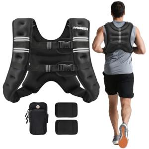 PACEARTH Adjustable Weighted Vest for Workouts
