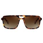 FEISEDY Retro Aviator Polarized Sunglasses for Men Women,Trendy Rectangle Womens Mens UV400 Driving Sun Glasses B0377