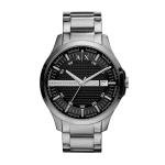 A|X Armani Exchange Men's Watch, Three-Hand Silver Stainless Steel Watch for Men