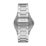A|X Armani Exchange Men's Watch, Three-Hand Silver Stainless Steel Watch for Men
