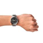 A|X Armani Exchange Men's Watch, Three-Hand Silver Stainless Steel Watch for Men
