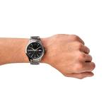 A|X Armani Exchange Men's Watch, Three-Hand Silver Stainless Steel Watch for Men