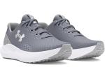 Under Armour Men's Charged Surge 4, (101) Steel/Mod Gray/White, 12, US