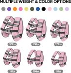 APEXUP 10lbs Weighted Vest Men Women, Weight Vest for Women Workout Equipment for Strength Training Running (Pastel Pink)