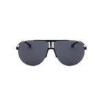 Carrera Men's CA1005/S Pilot Sunglasses, RUTHENIUM BLACK MATTE BLACK/GRAY BLUE, 66 mm
