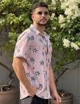 COOFANDY Mens Hawaiian Shirt Short Sleeve Floral Button Down Shirts Summer Tropical Beach Shirts