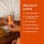 Hello Cake Climax Control Delay Spray, Fast-Absorbing Male Genital Desensitizer with Benzocaine - Last Longer, Stamina Enhancing, Non-Numbing Mist for Men and Couples, 2 fl oz