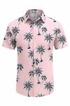 COOFANDY Mens Hawaiian Shirt Short Sleeve Floral Button Down Shirts Summer Tropical Beach Shirts