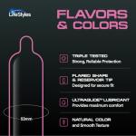 Lifestyles Pleasure Collection Assorted Lubricated Condoms 36 Pack