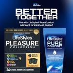 Lifestyles Pleasure Collection Assorted Lubricated Condoms 36 Pack