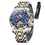OLEVS Men's Luxury Automatic Skeleton Watch