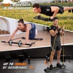 LALAHIGH Portable Home Gym System with Accessories