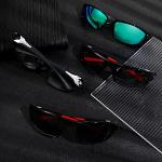 Cindeer 8 Pairs Polarized Sunglasses for Men and Women Sun Glasses with UV Protection Sport Sunglasses for Outdoor Activities (Black)