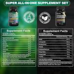 Shilajit and Sea Moss Men's Supplement Bundle