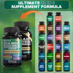 Shilajit and Sea Moss Men's Supplement Bundle