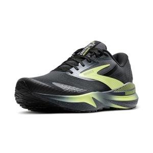 Brooks Men’s Adrenaline GTS 24 Weatherized Supportive Running Shoe - Black/Ebony/New Yellow - 11 Medium