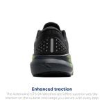 Brooks Men’s Adrenaline GTS 24 Weatherized Supportive Running Shoe - Black/Ebony/New Yellow - 11 Medium