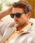 CARFIA Retro Polarized Sunglasses for Men UV400