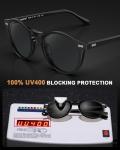 CARFIA Retro Polarized Sunglasses for Men UV400