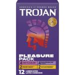 Trojan Pleasure Pack: 12 Assorted Lubricated Condoms