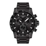 Tissot mens Supersport Chrono Stainless Steel Casual Watch Black T1256173305100