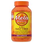 Metamucil 3-in-1 Fiber Capsules for Men 300ct