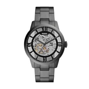 Fossil Men's Watch, Townsman Automatic Smoke Stainless Steel Watch for Men